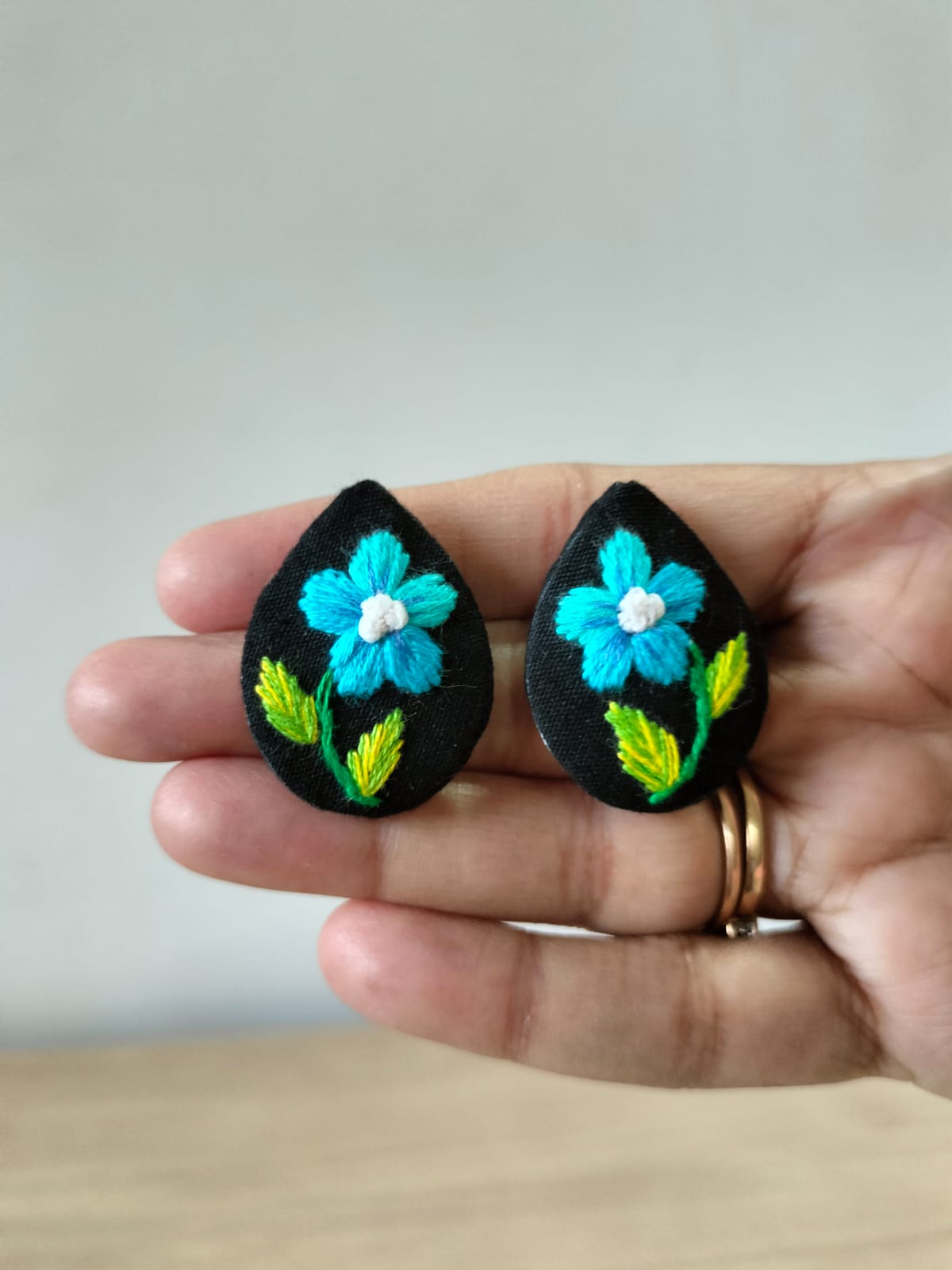 The "Electric Petal" Teardrop Studs