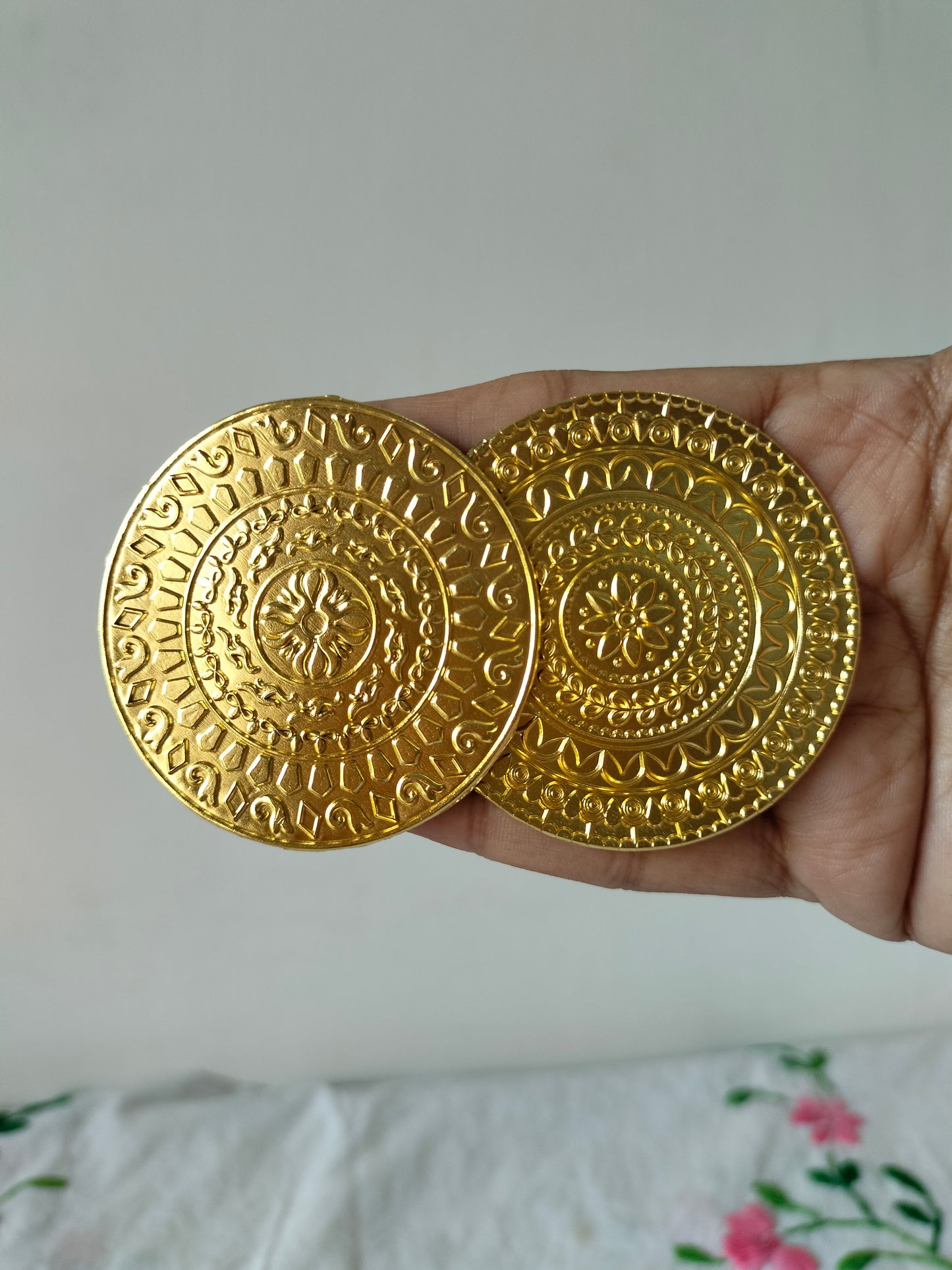 Golden Design Earrings