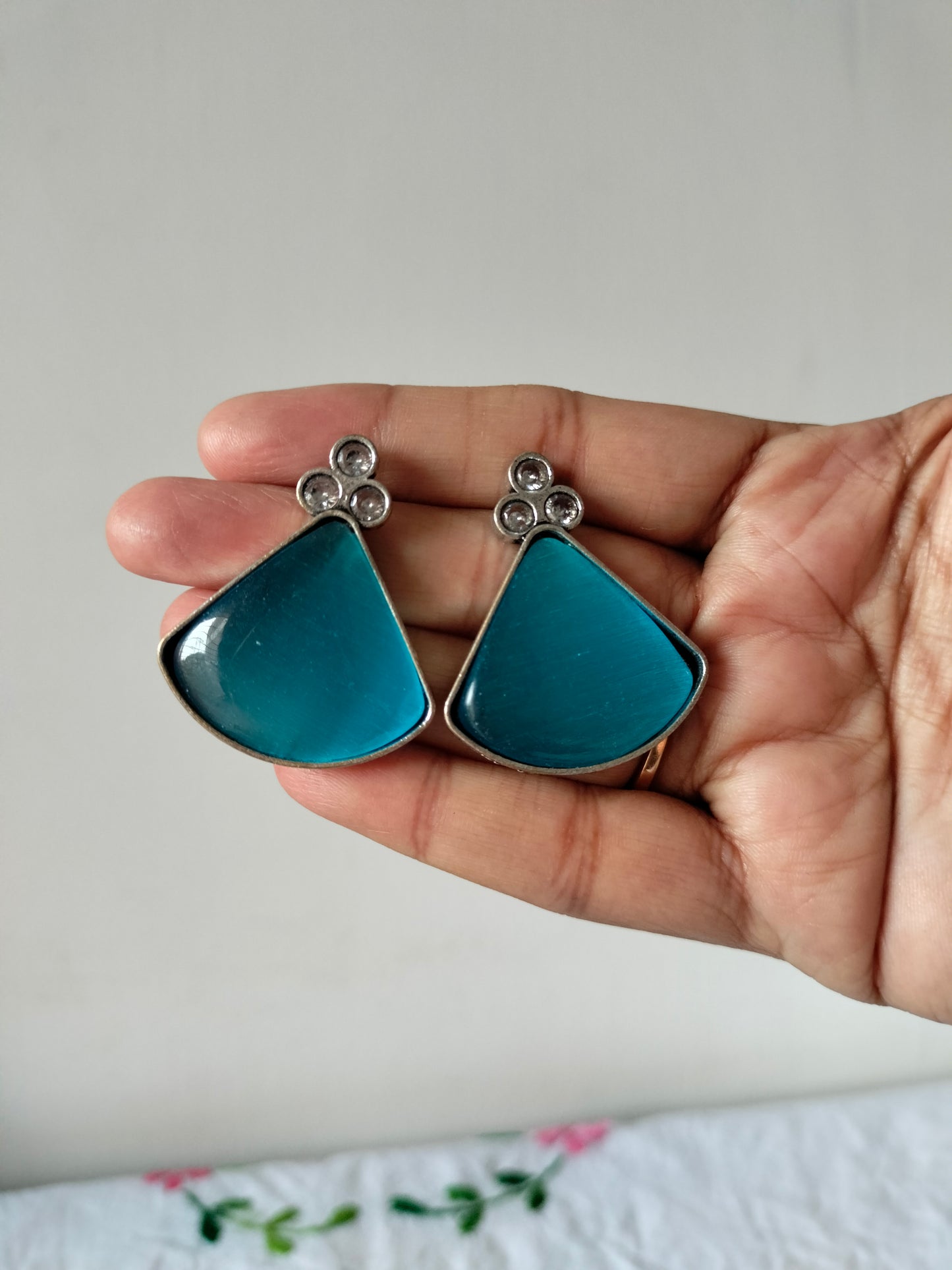 Turquoise Colour Earrings