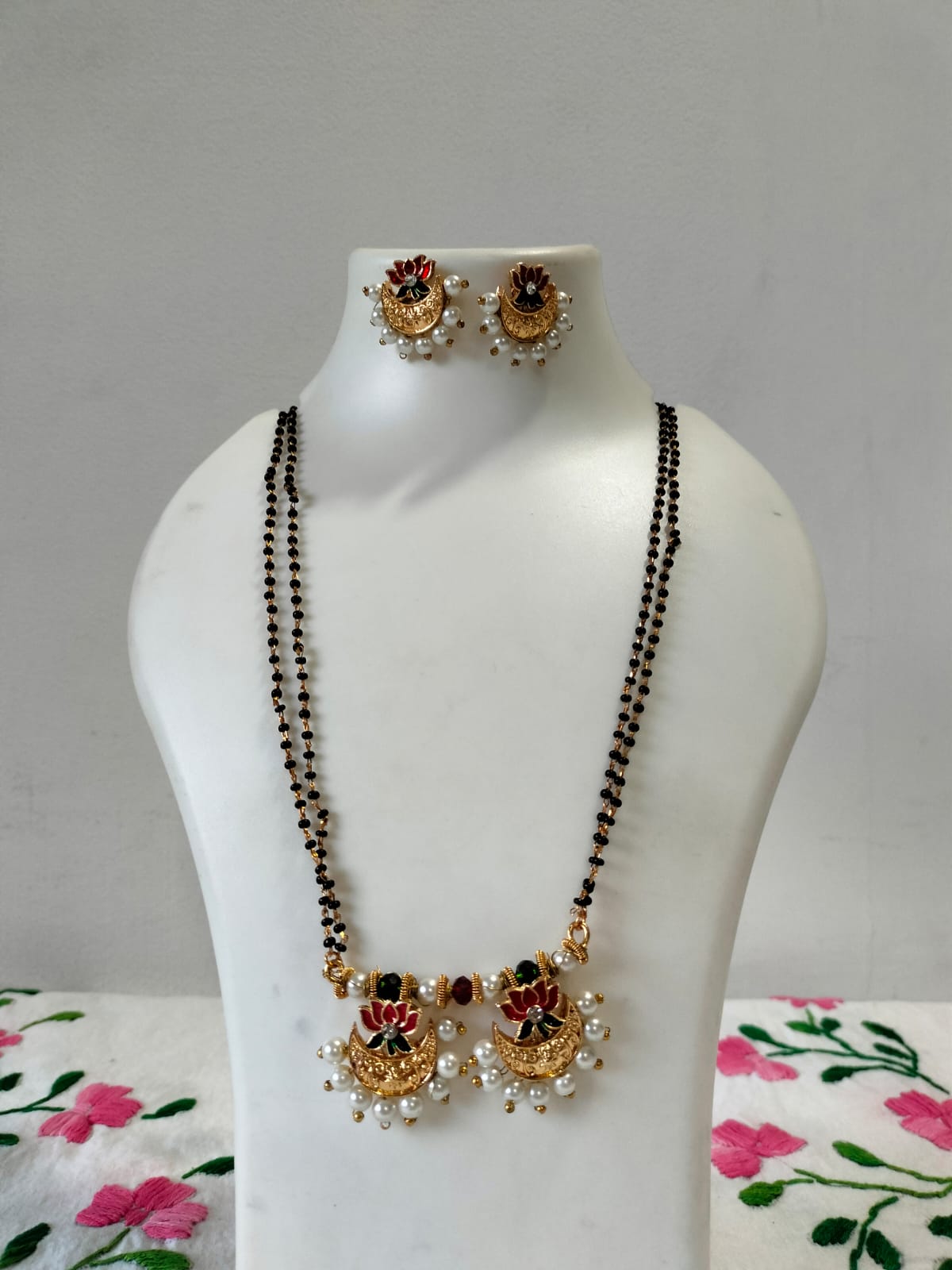The Lotus Crescent Twin Set