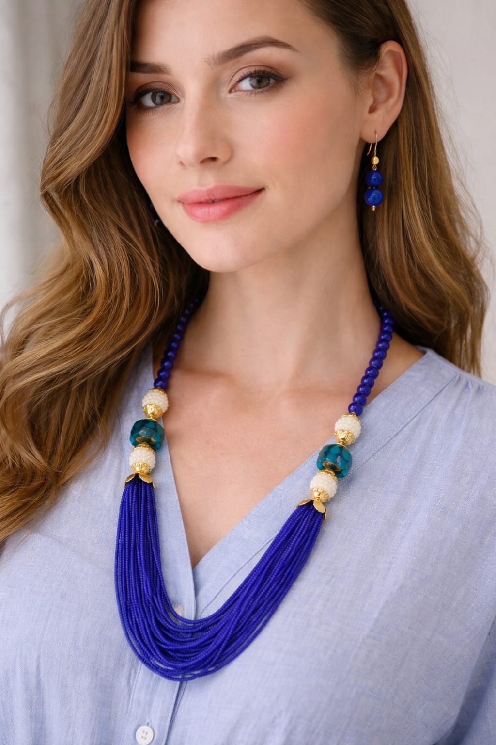The Sapphire Tassel Set