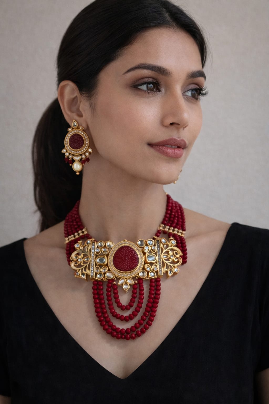 The Royal Ruby Filigree Set