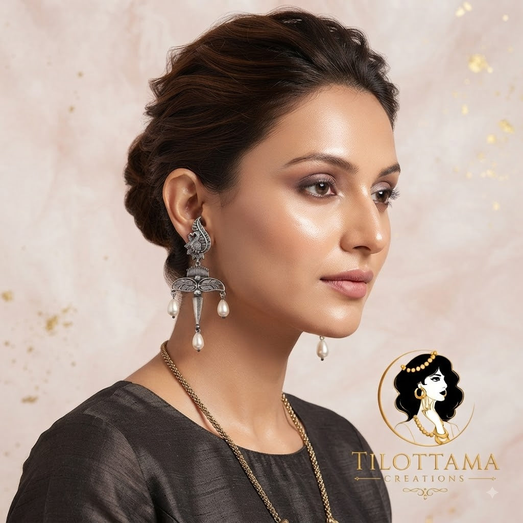 Royal Heritage Pearl Drop Earrings