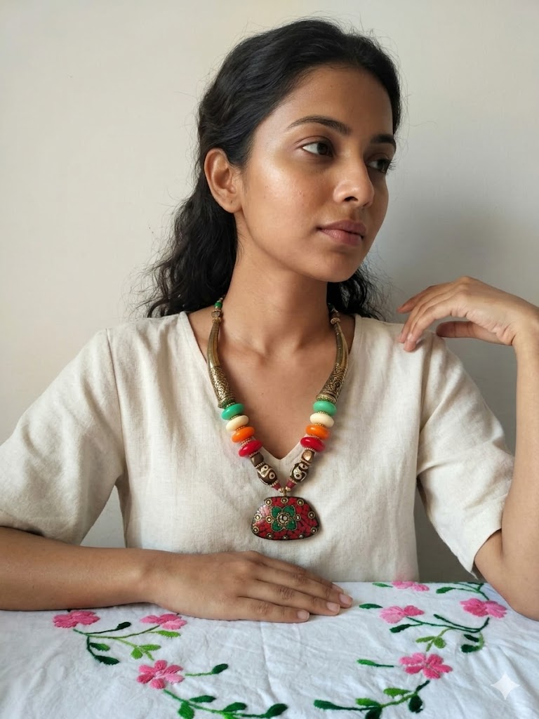 The Tribal Mosaic Necklace