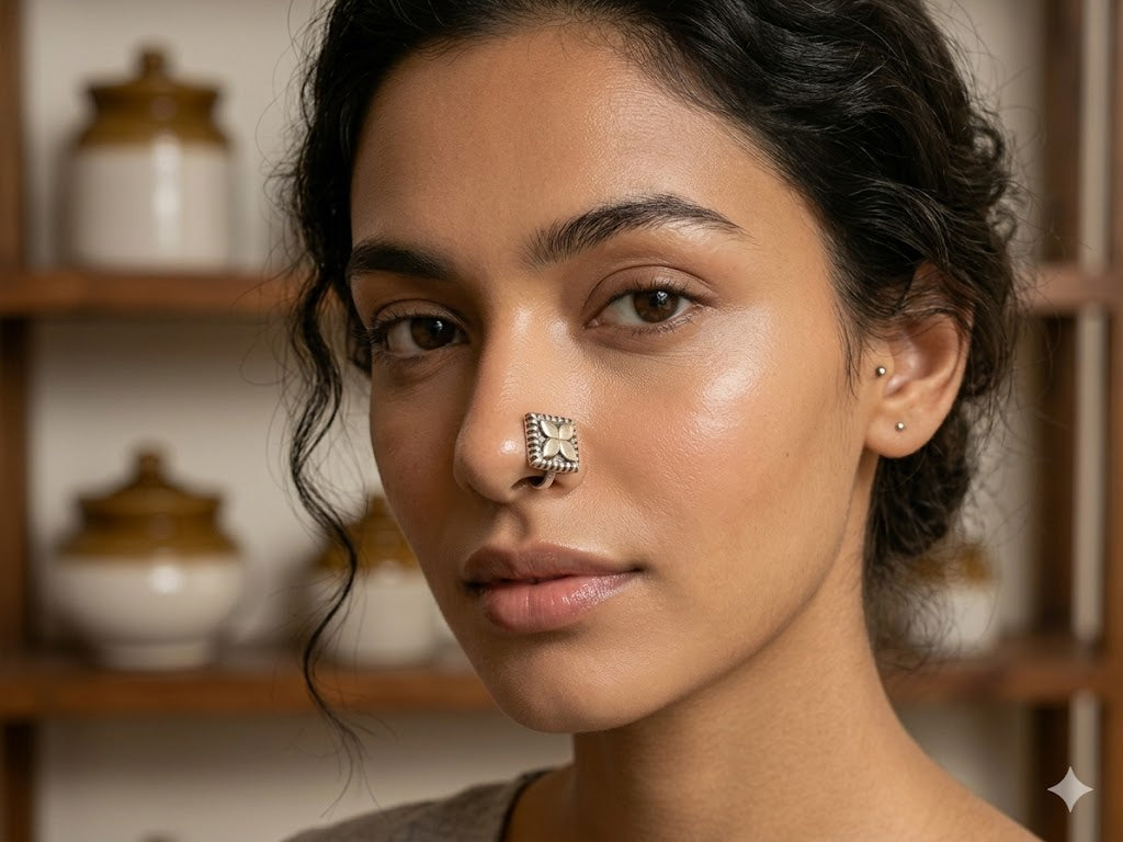 The "Quad-Bloom" Square Cuff