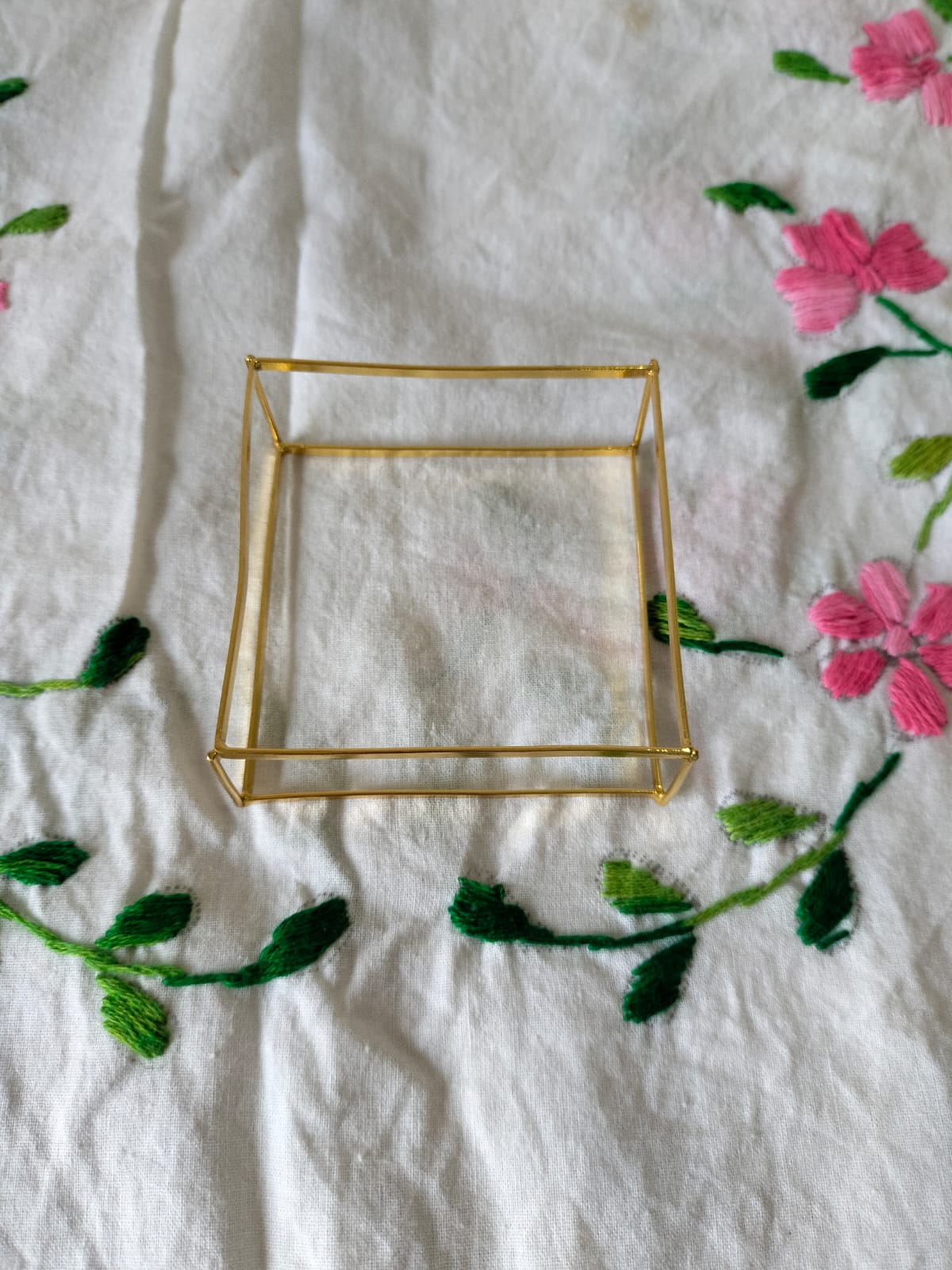 Geometric Gold Minimalist Kada