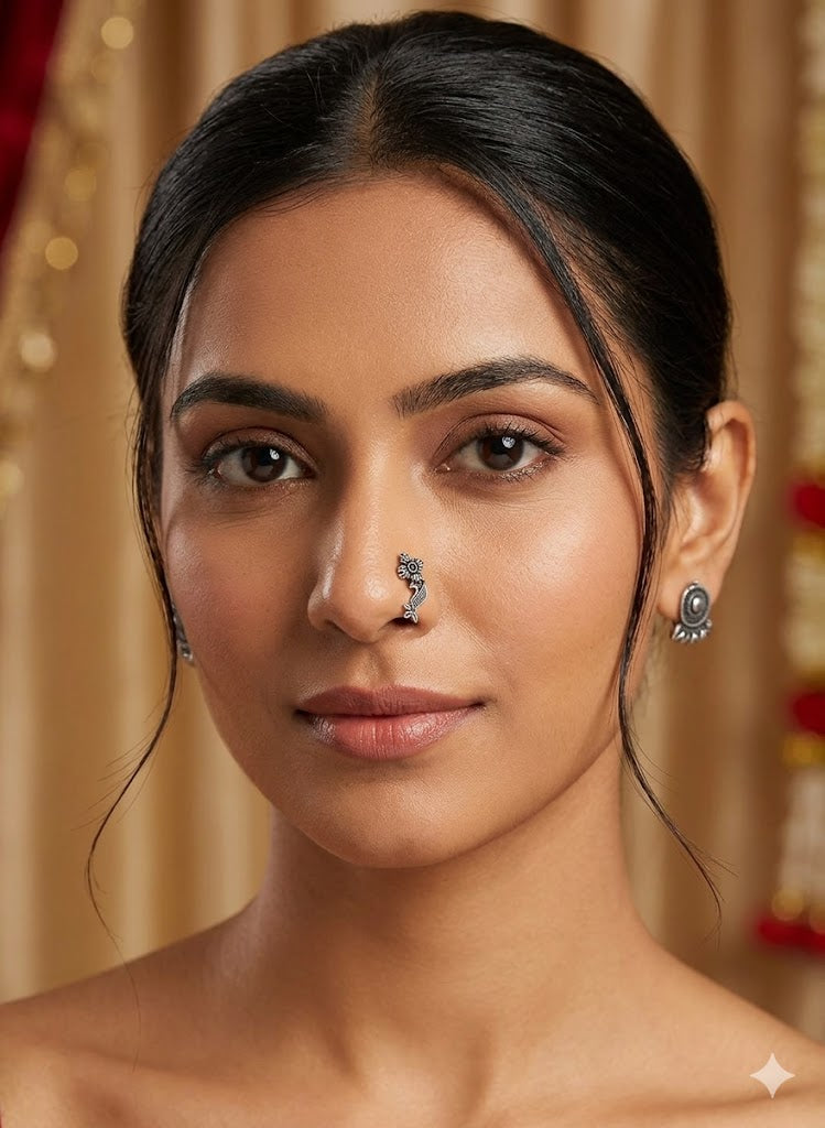 The Ganesha Bloom Nose Cuff