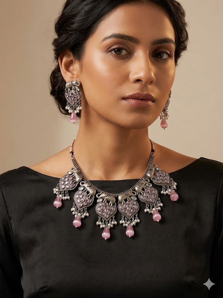 The Pink Elephant Oxidized Heritage Set