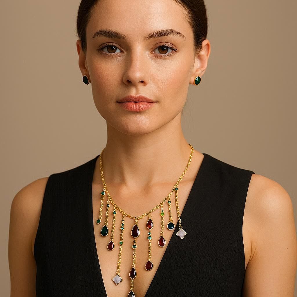 The Celestial Cascade Necklace