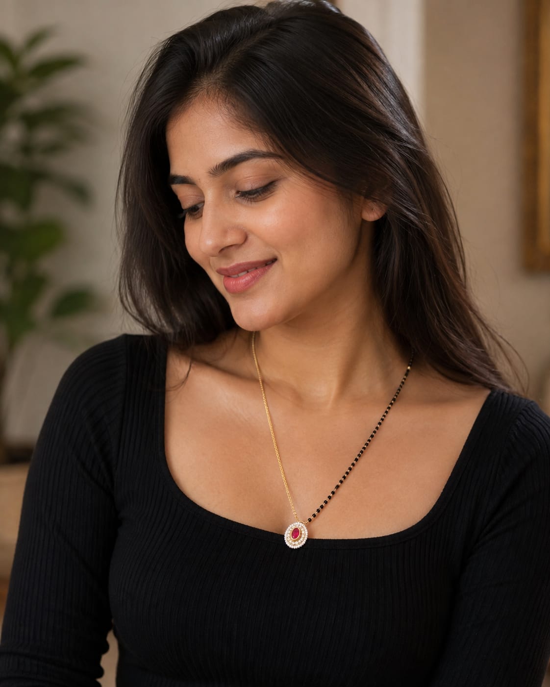 The Crimson Halo Mangalsutra