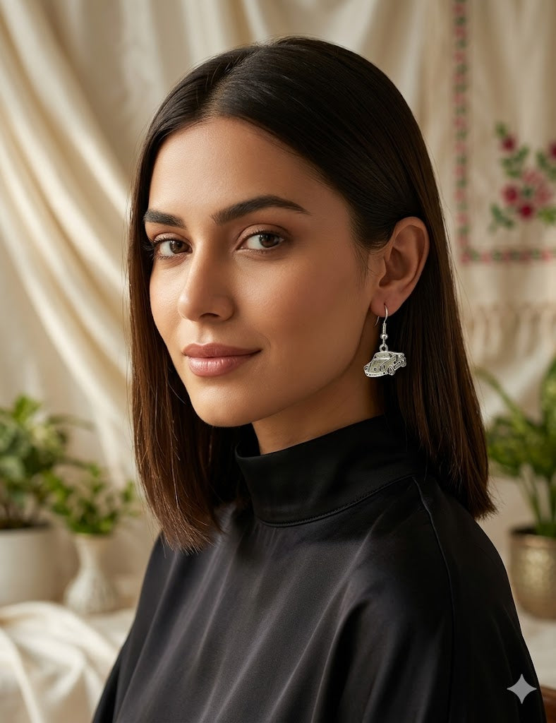 Quirky Vintage Car Hook Earrings