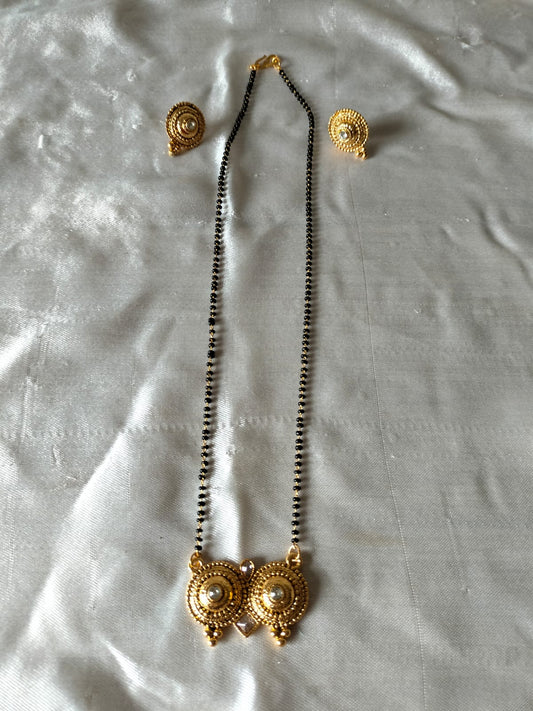 The Sacred Gilded Vati Mangalsutra