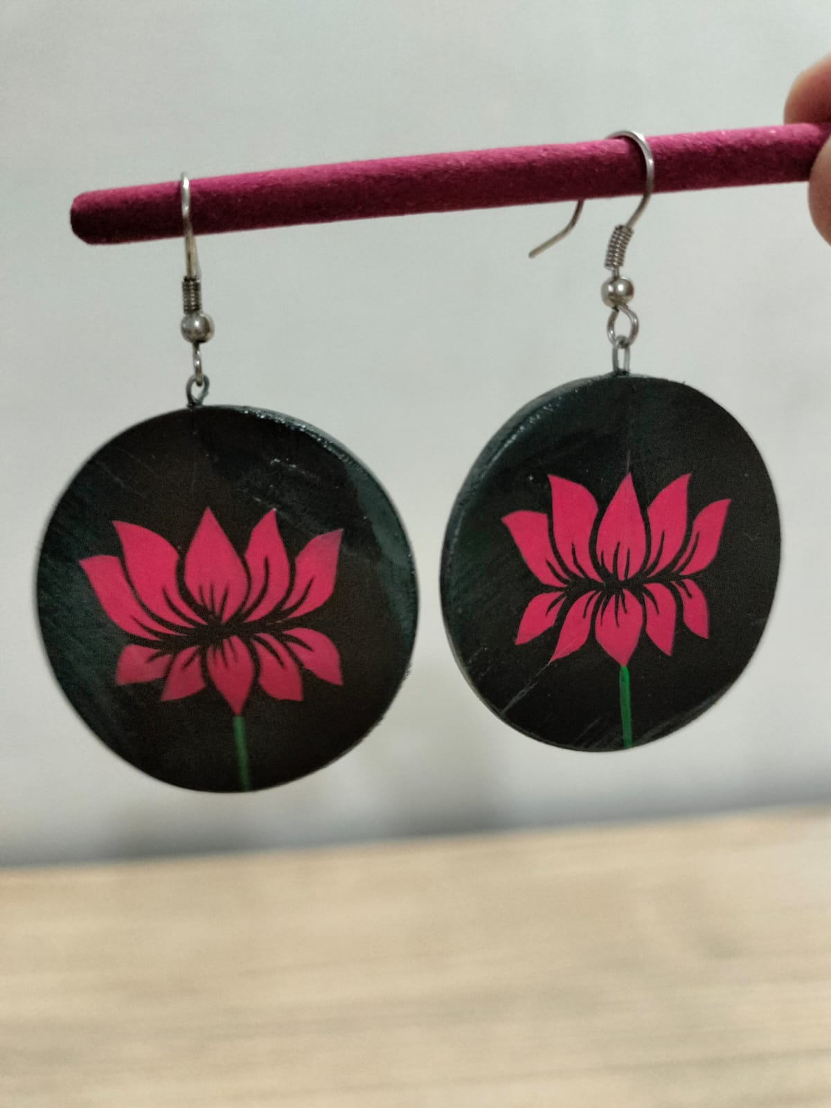 The "Midnight Marigold" Embroidered Ovals