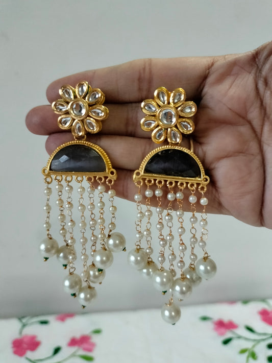 Black Pearl Earrings