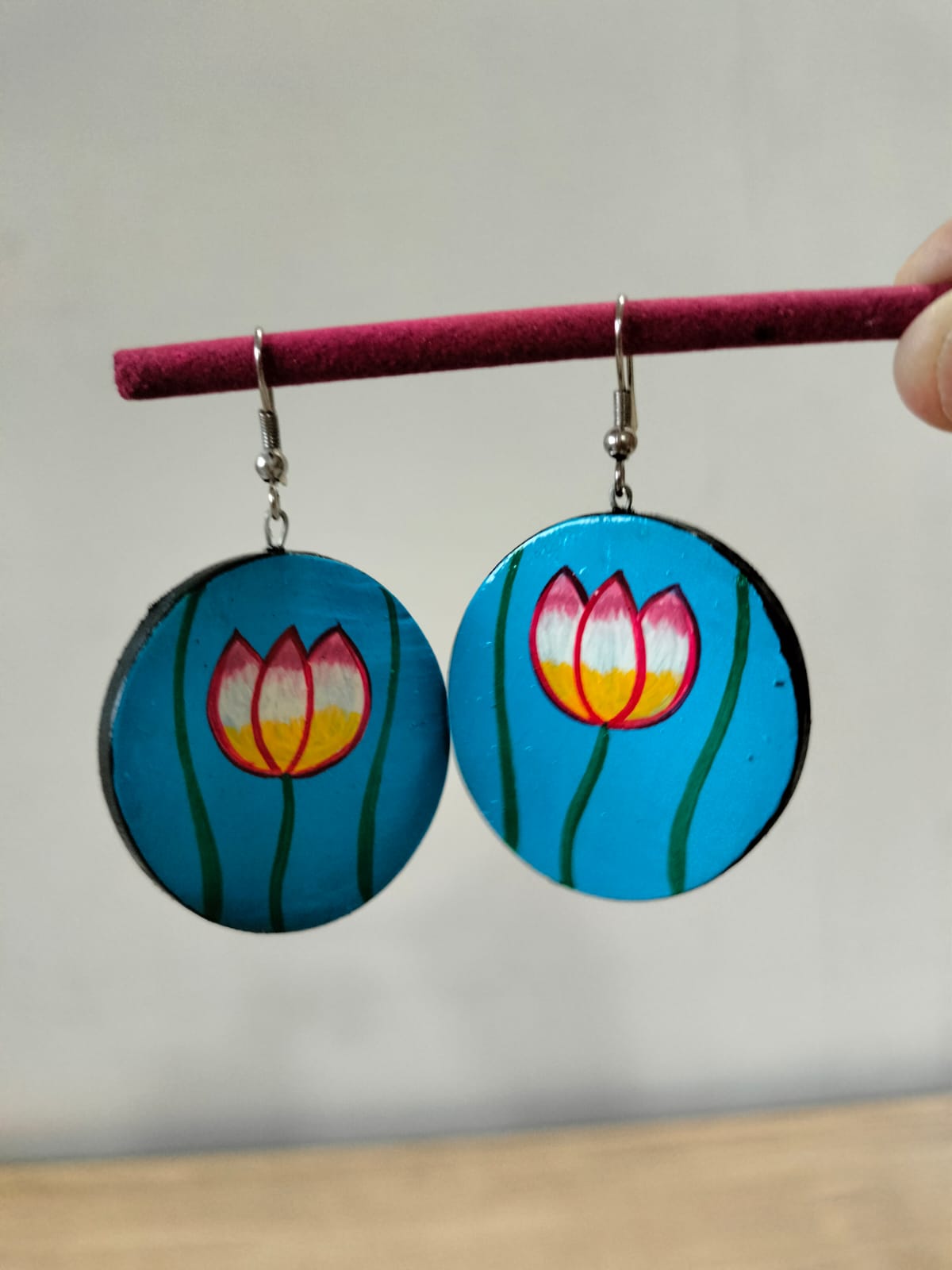 The "Azure Lotus" Hand-Painted Drops