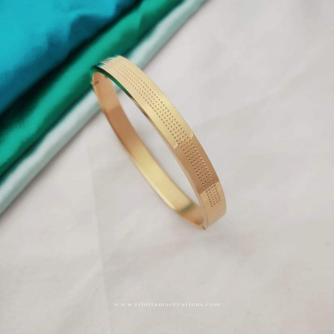 The Matrix Gold Bangle