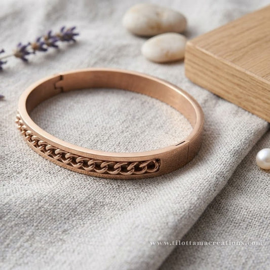 The Nexus Rose-Gold Cuff
