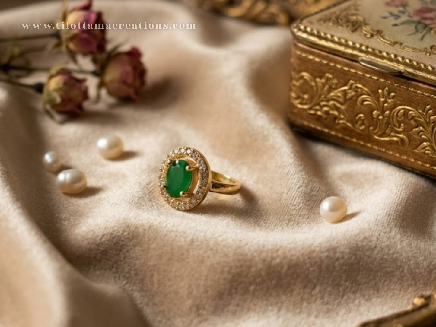 The Emerald Halo Nose Cuff