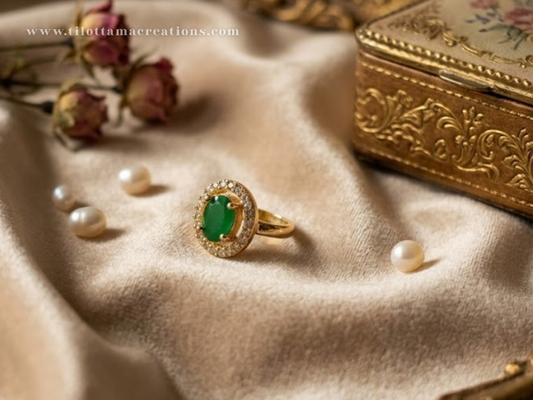 The Emerald Halo Nose Cuff