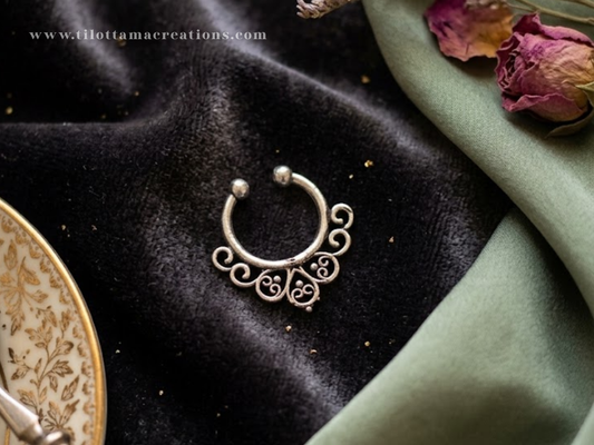 The Luna Filigree Septum Cuff