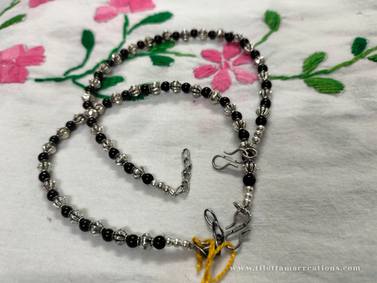 The Taranga Onyx Anklet Pair
