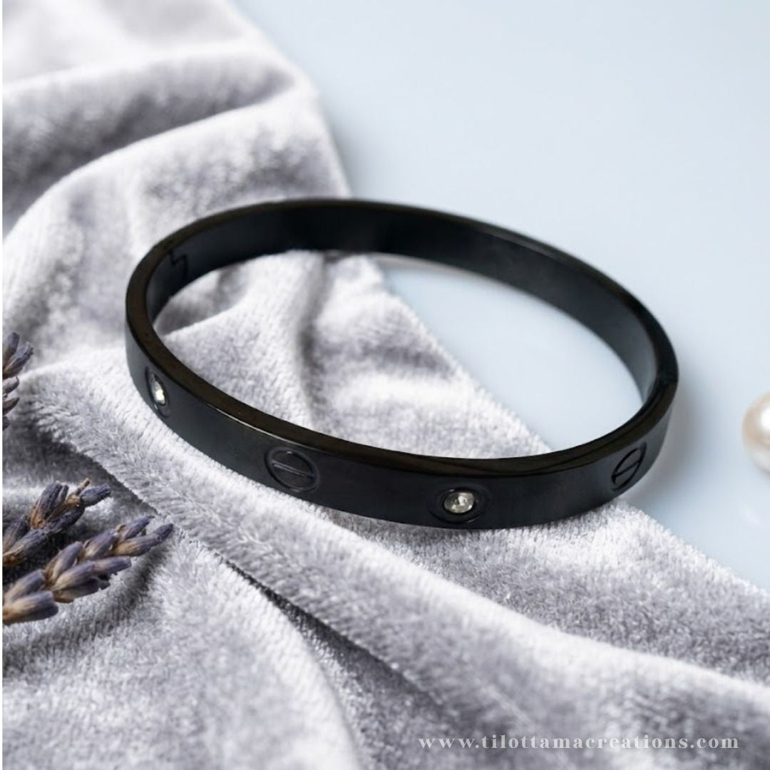 The Obsidian Nocturne Bangle