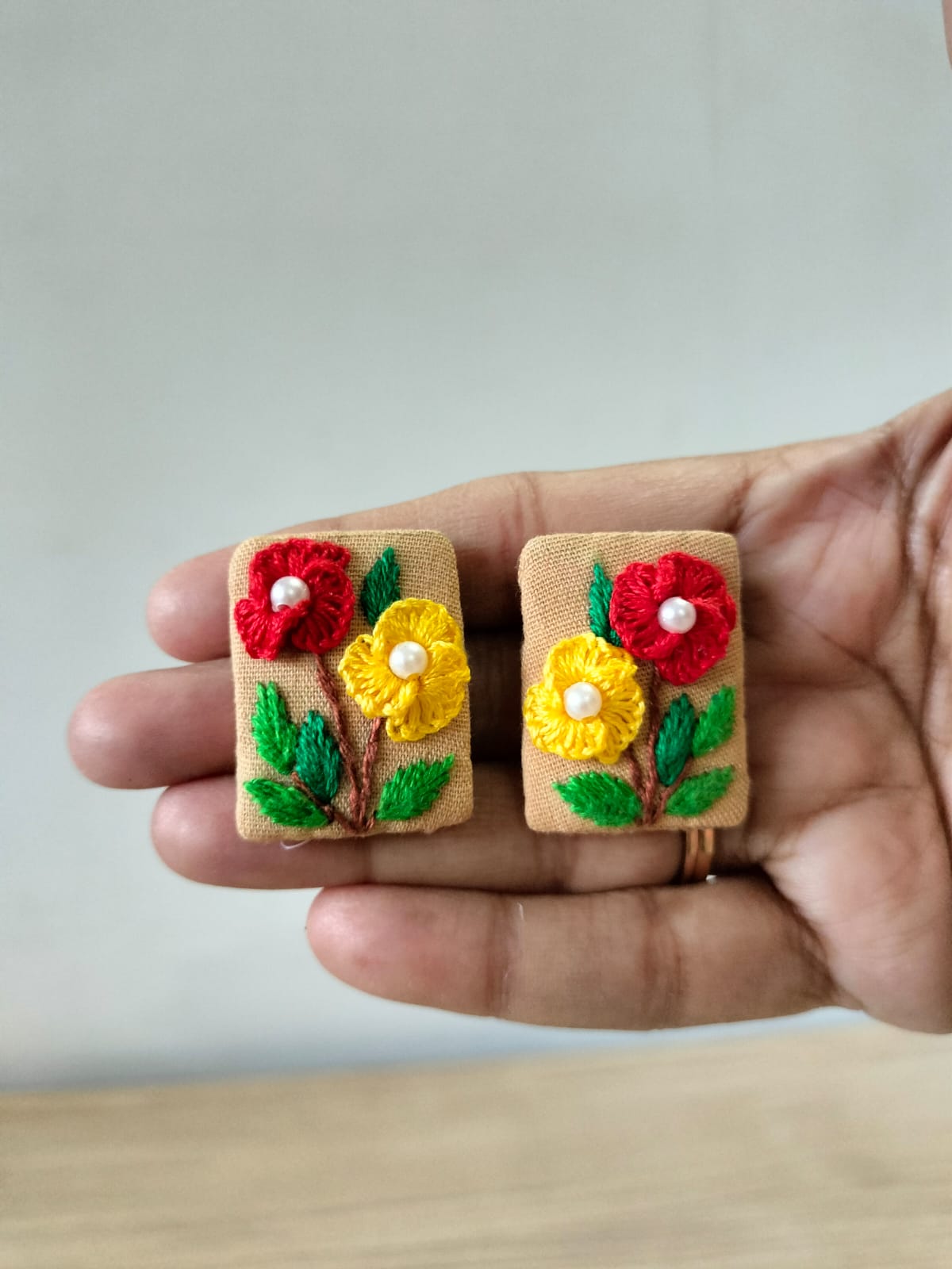 The "Country Garden" Canvas Studs