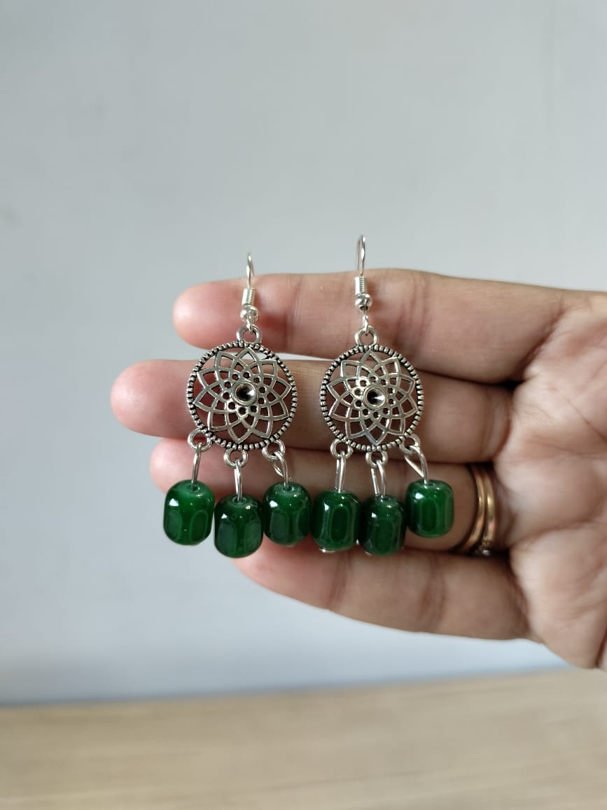 Aquamarine Harmony Bloom Earrings
