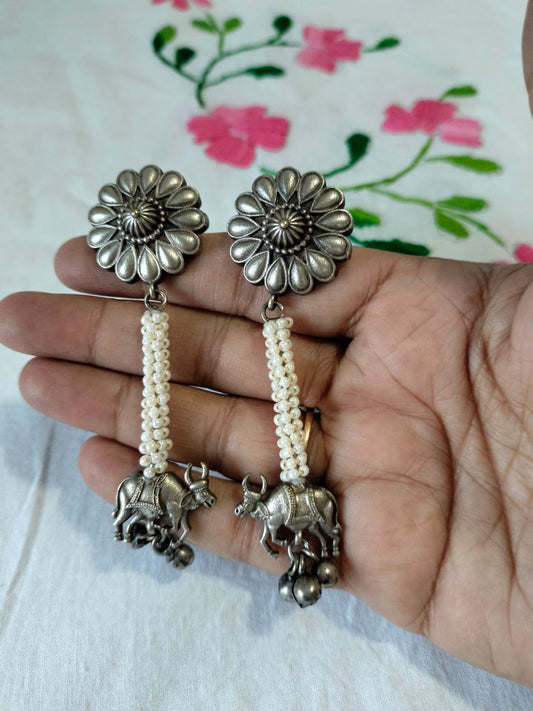 Ox Oxidize Earrings