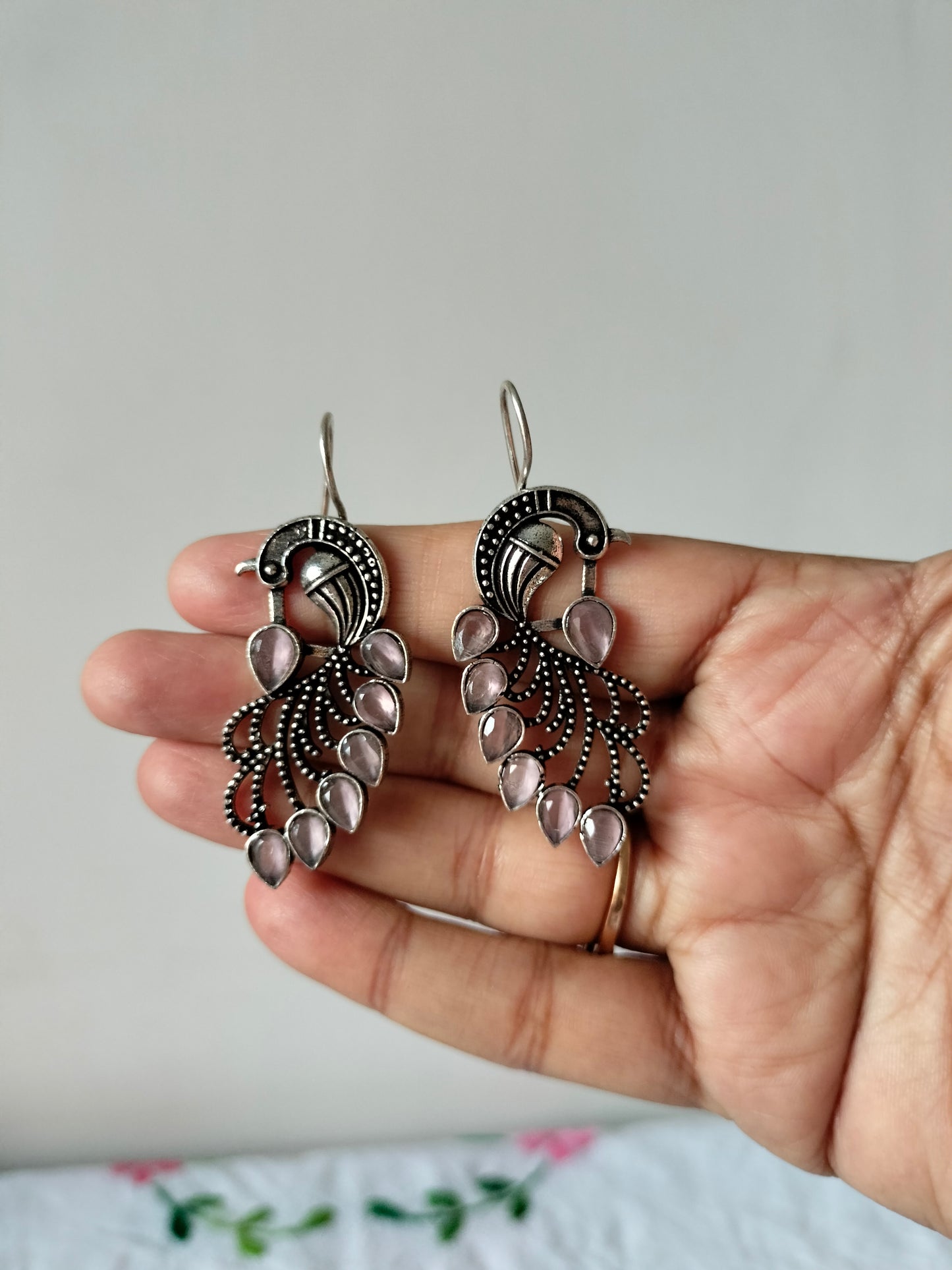 Peacock Earrings