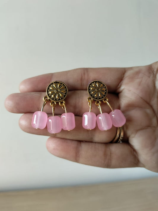Gilded Petal Bloom Dangles