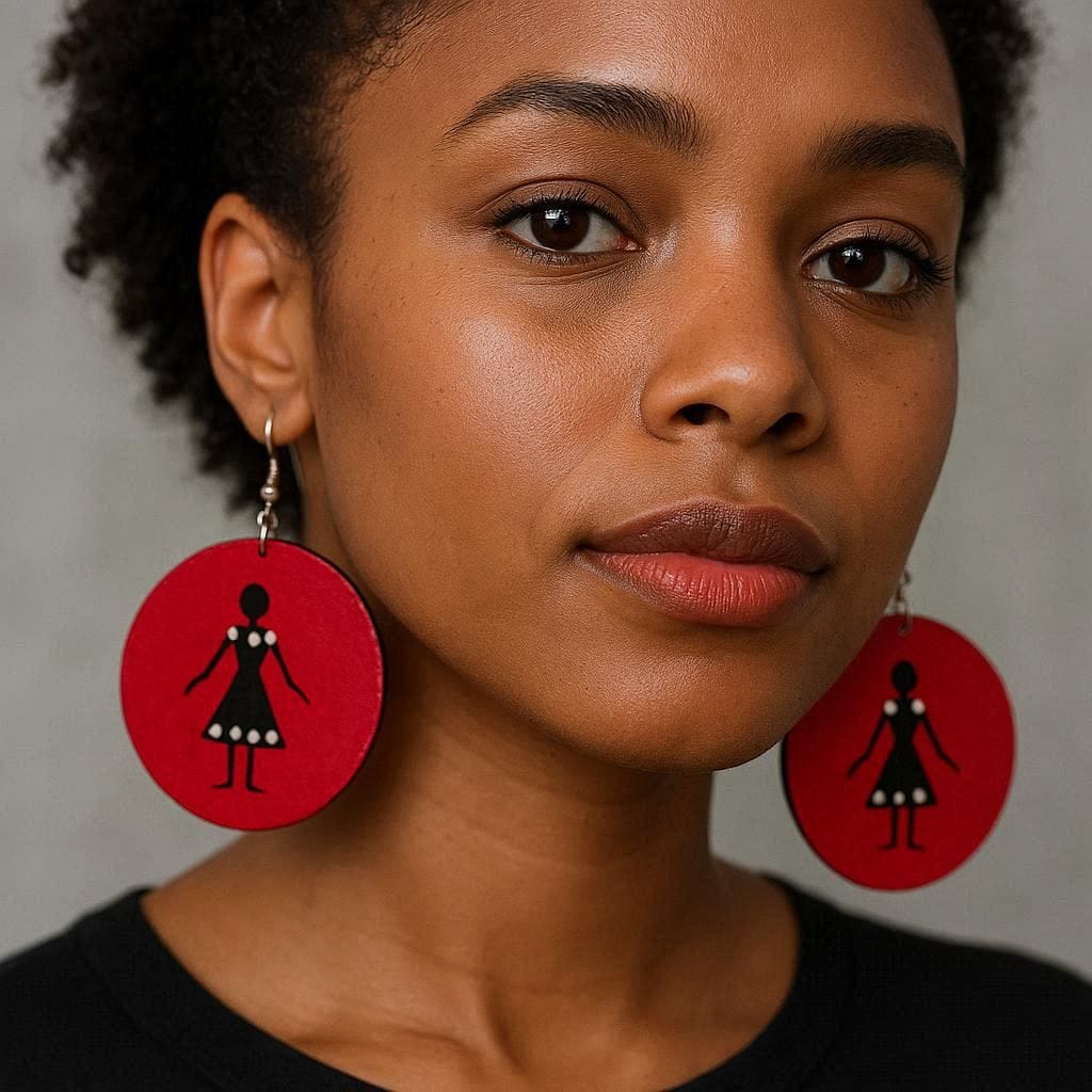 The "Crimson Maiden" Hand-Painted Drops