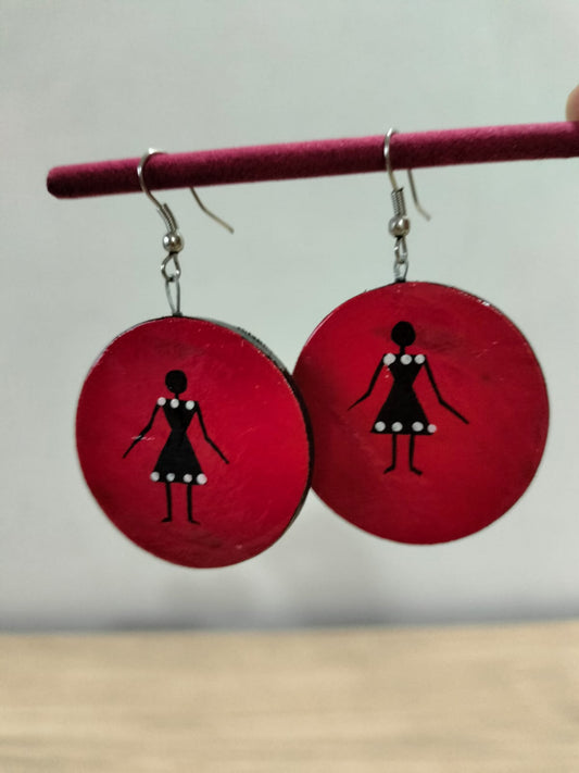 The "Crimson Maiden" Hand-Painted Drops