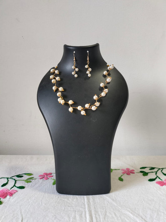 Handcrafted Multilayered Beaded Necklace