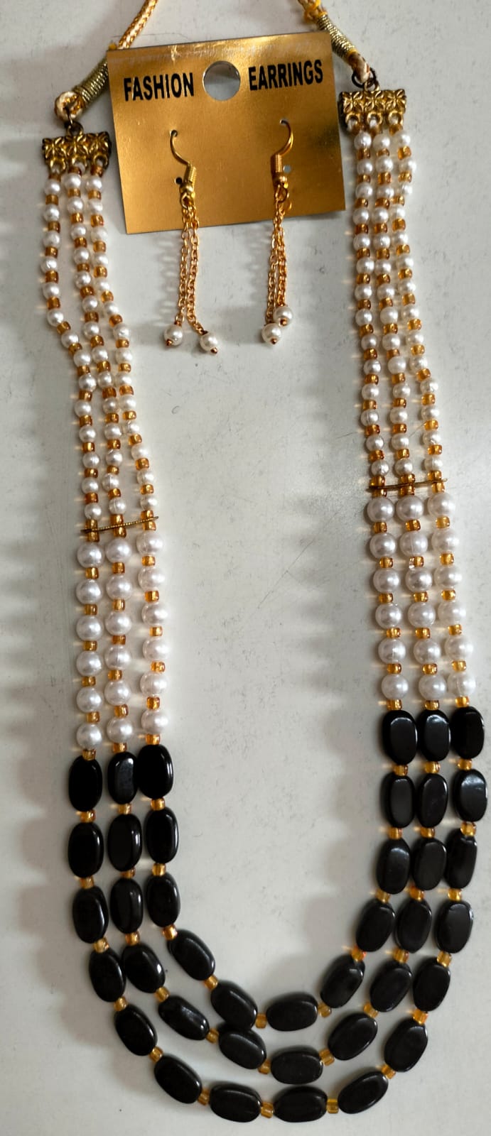 Black & White Pearl Mala