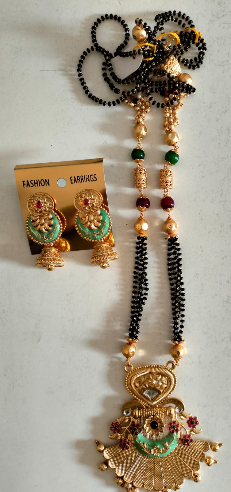 Traditional Temple Mangalsutra Set