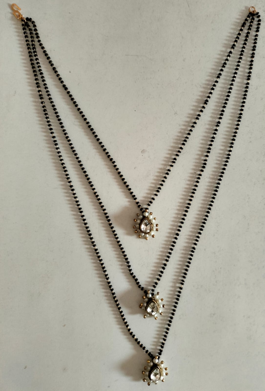 Three-Layer Kundan Mangalsutra