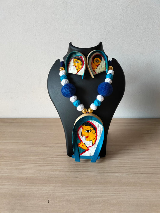 Chitralekha Hand-Painted Traditional Portrait Set
