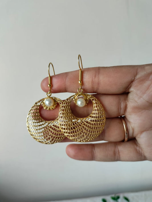 The Swarnima Filigree Hoops
