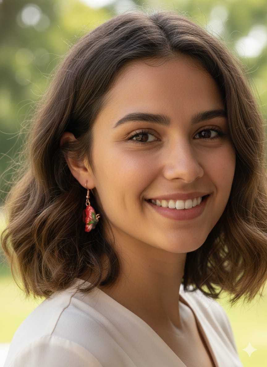 Vibrant Multicolored Butterfly Enamel Earrings