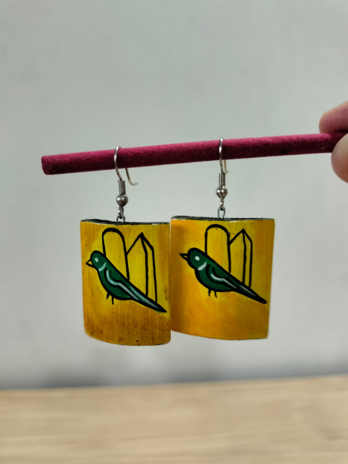 The "Sun-Kissed Songbird" Beaded Drops