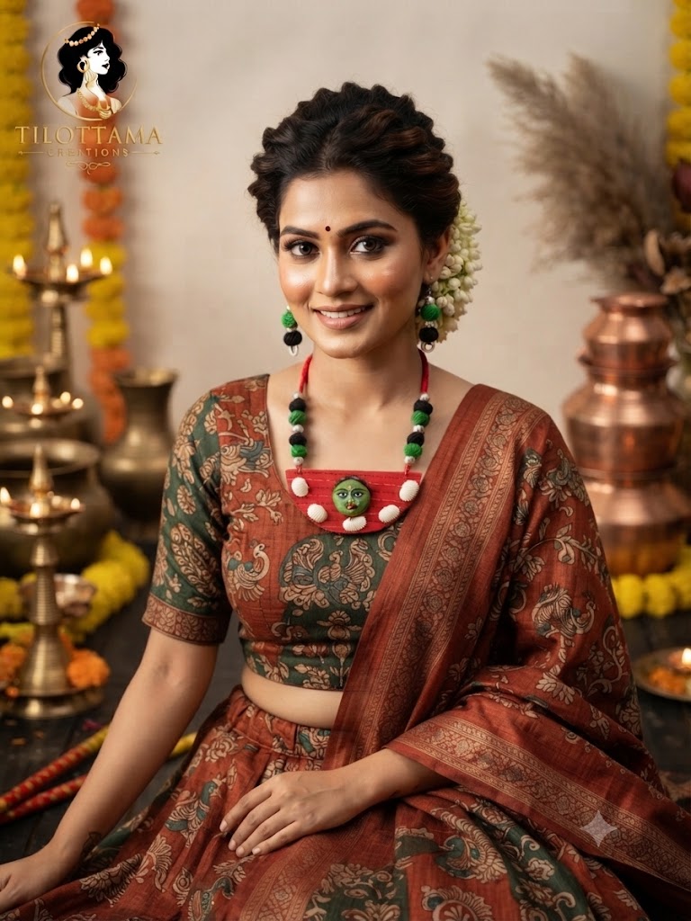 Tilottama Vibrant Goddess Statement Set