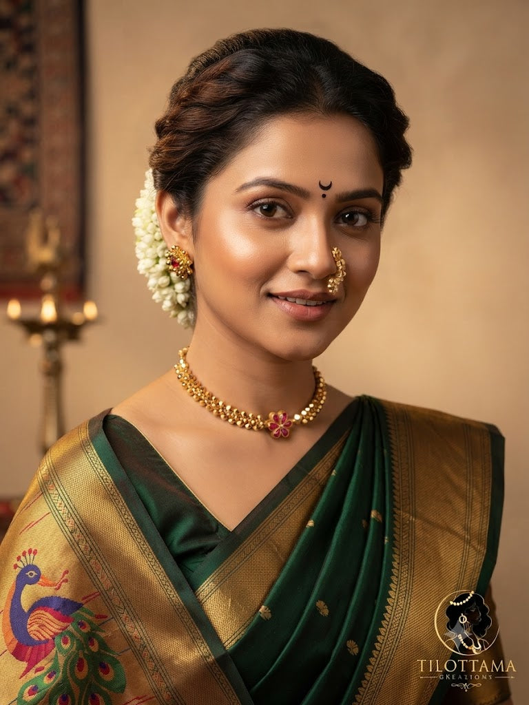The Mohini Floral Gold Set