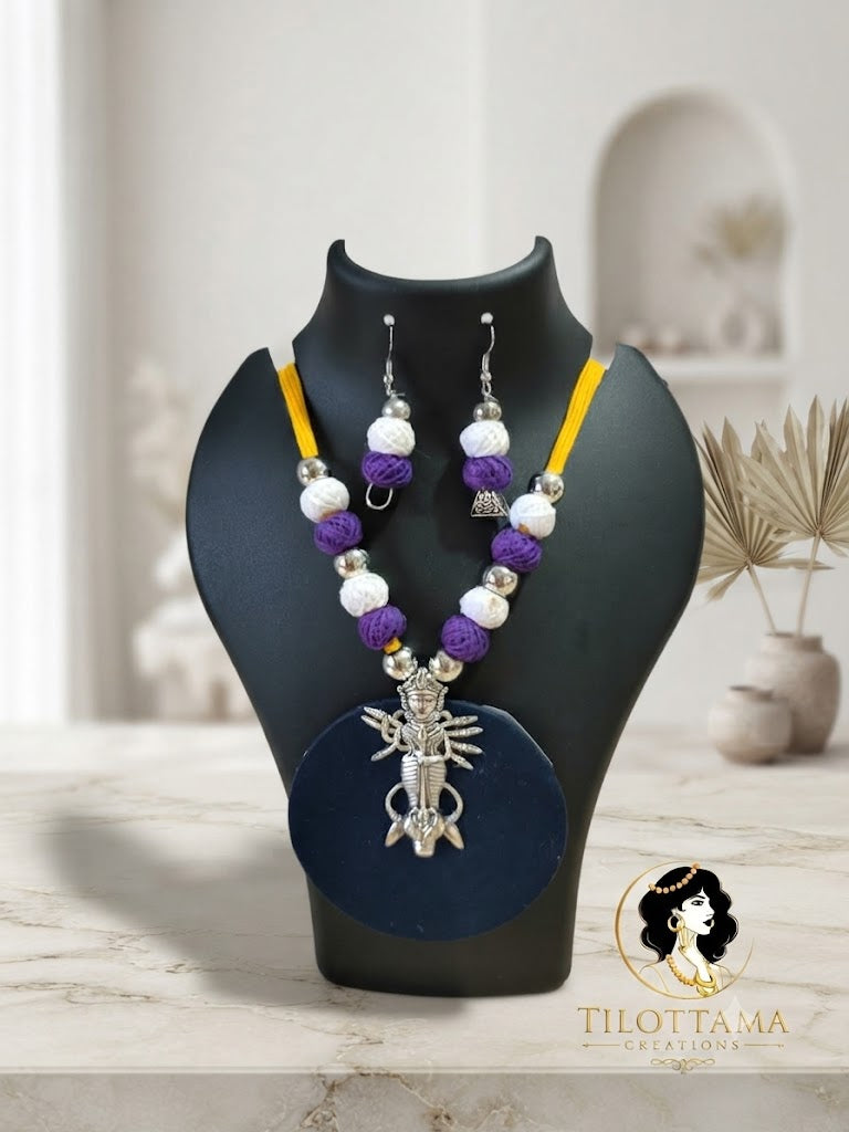 Shakti Raga Handcrafted Necklace and Earring Set