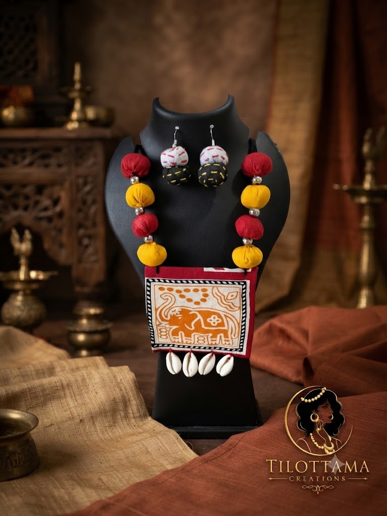 The 'Gaja' Tribal Folk Art Necklace