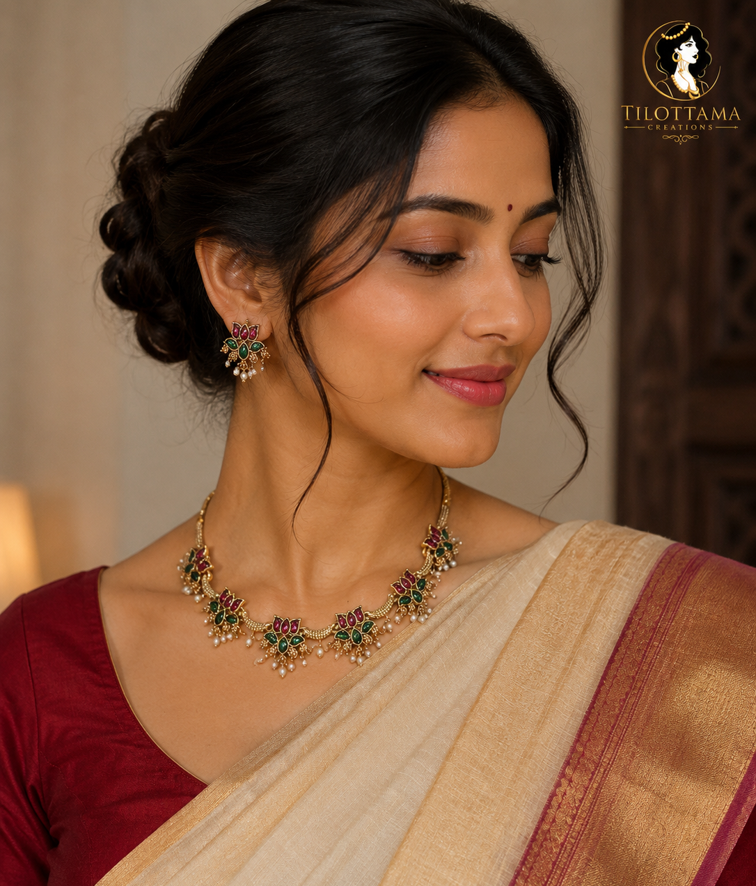 Royal Lotus Heritage Choker Set