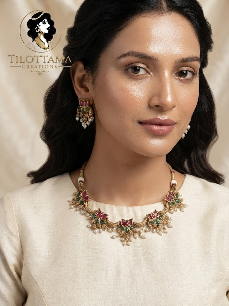 Royal Lotus Heritage Choker Set