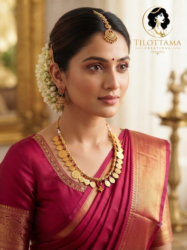 Laxmi coin necklace