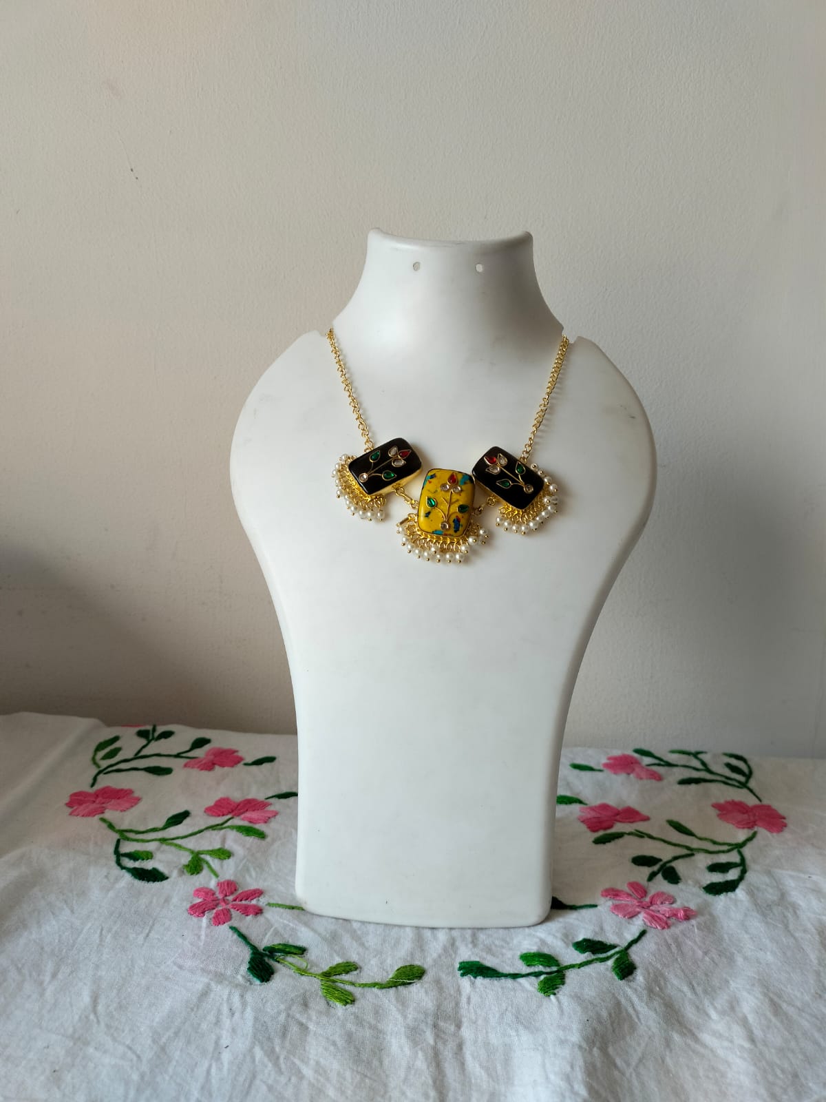 Jaipur Monsoon Meenakari Necklace