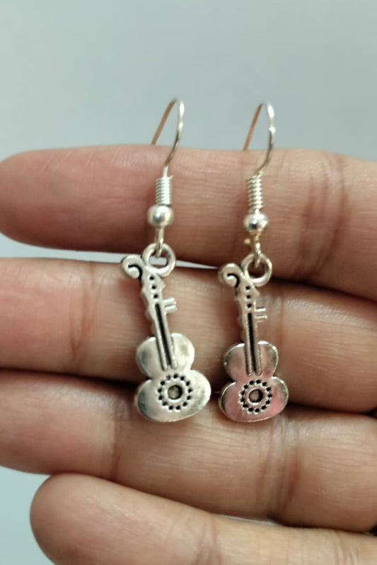Melodic Muse Silver Earrings